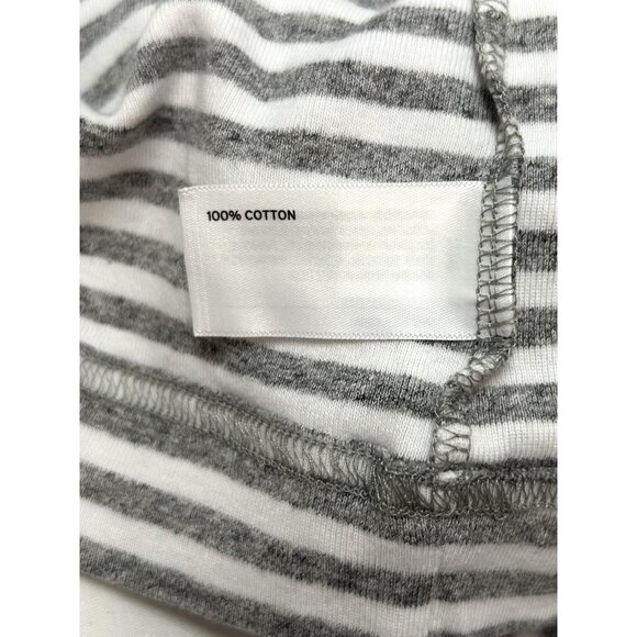 Duluth Trading Co Shirt Womens XL Gray White Striped Sleeveless Tank Top Casual - Picture 8 of 12